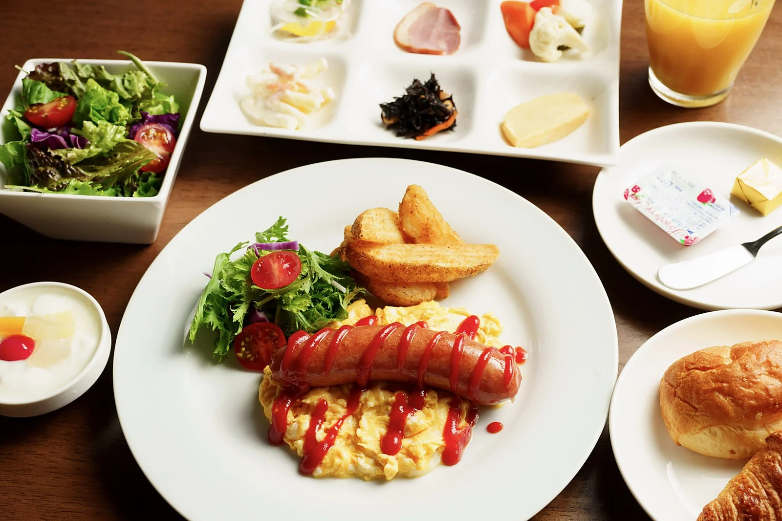 スクランブルソーセージセット